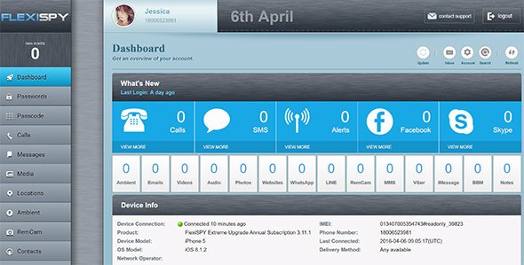 spy on iPhone with FlexiSPY