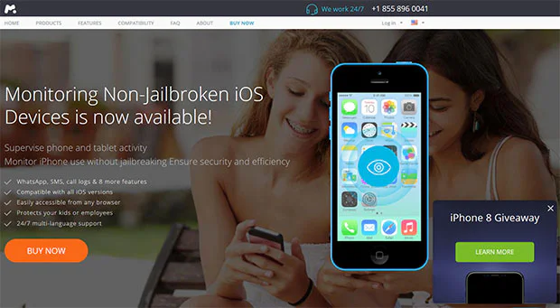 mSpy iPhone monitoring software