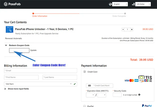 PassFab promo codes